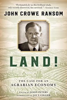Hardcover Land!: The Case for an Agrarian Economy Book