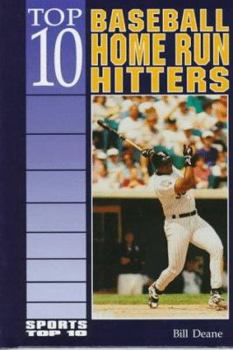 Hardcover Top 10 Baseball Home Run Hitters Book