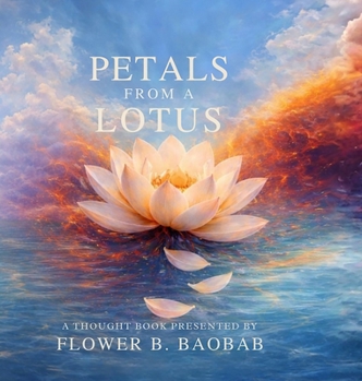 Hardcover Petals from a Lotus: A thought Book Presented by Flower B. Baobab Book