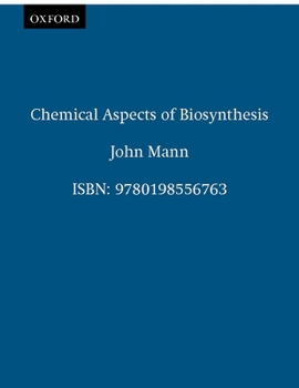 Paperback Chemical Aspects of Biosynthesis Book