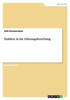 Paperback Einblick in die Führungsforschung [German] Book