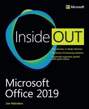 Paperback Microsoft Office 2019 Inside Out Book