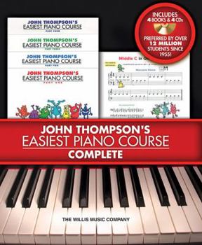 Paperback John Thompson's Easiest Piano Course Complete - Boxed Set (Book/Online Audio) Book