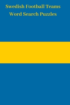 Paperback Swedish Football Teams Word Search Puzzles Book