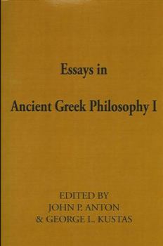 Hardcover Essays in Ancient Greek Philosophy I Book