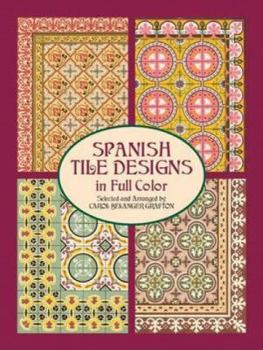 Paperback Spanish Tile Designs in Full Color Book