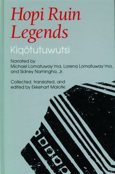 Hardcover Hopi Ruin Legends: Kiqotutuwutsi Book