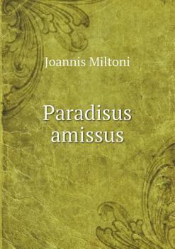 Paperback Paradisus amissus [Latin] Book