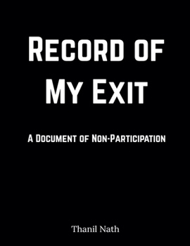 Paperback Record of My Exit Book