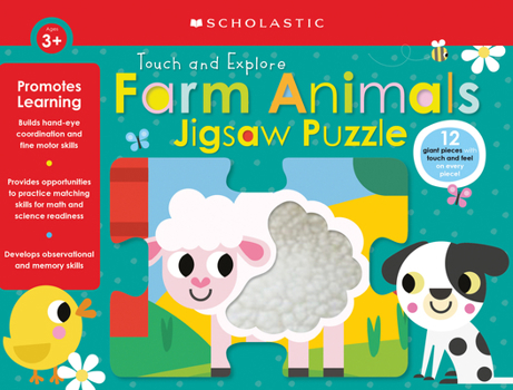 Hardcover Farm Animals Jigsaw Puzzle: Scholastic Early Learners (Puzzles) Book