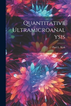 Paperback Quantitative Ultramicroanalysis Book