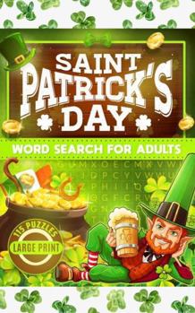 Paperback Saint Patrick's Day: Word Search for Adults Book