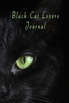 Paperback Black Cat Lovers Journal Book