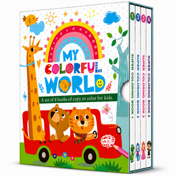 My colorful World 4 Books Set (Coloring Book)