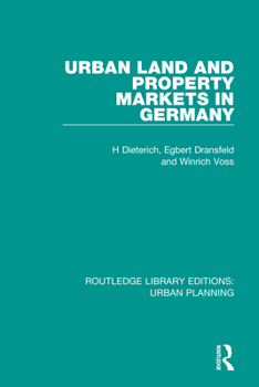 Paperback Urban Land and Property Markets in Germany Book