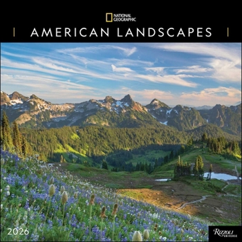 Calendar National Geographic: American Landscapes 2026 Wall Calendar Book