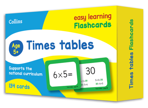 Card Book Times Tables Flashcards Book