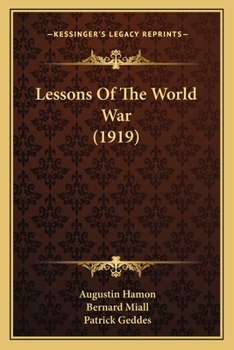 Lessons Of The World War