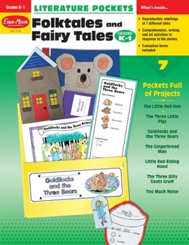 Paperback Literature Pockets: Folktales & Fairy Tales, Kindergarten Grade 1 Teacher Resource Book