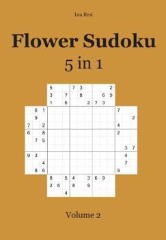 Paperback Flower Sudoku: 5 in 1 Volume 2 Book