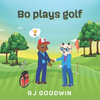 Paperback Bo plays golf Book