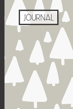 Paperback Journal: Winter Trees Lined 120 Page Journal (6"x 9") Book