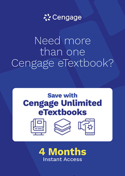 CD-ROM Cengage Unlimited Etextbook, 1 Term (4 Months) Printed Access Card Book