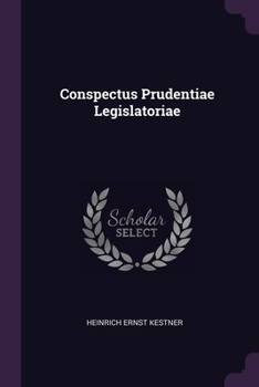 Paperback Conspectus Prudentiae Legislatoriae Book