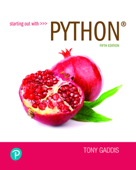 Paperback Starting Out with Python Book