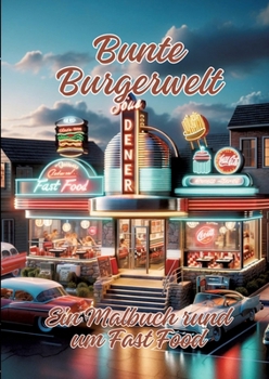 Bunte Burgerwelt: Ein Malbuch rund um Fast Food