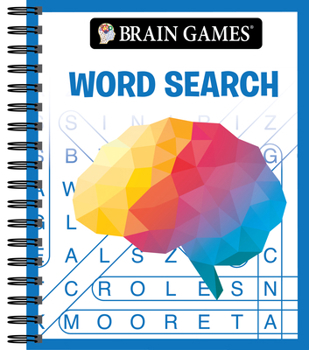 Spiral-bound Brain Games - Word Search (Poly Brain Cover) Book