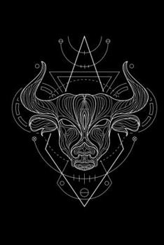 Paperback Notebook: Zodiac Design (Taurus, the Bull) Book