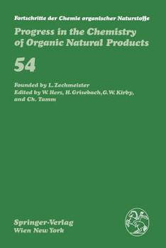 Fortschritte Der Chemie Organischer Naturstoffe / Progress in the Chemistry of Organic Natural Products