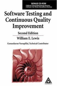 Hardcover Software Testing and Continuous Quality Improvement, Second Edition Book