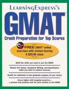 Paperback GMAT Crash Preparation for Top Scores Book