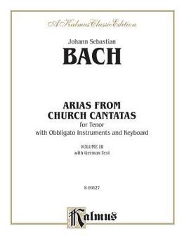 Paperback Tenor Arias, (4 Arias), Vol 3: German Language Edition [German] Book