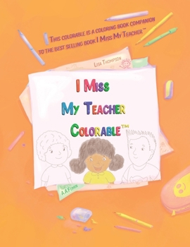 Paperback I Miss My Teacher Colorable Book