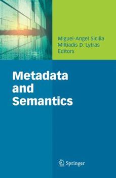 Hardcover Metadata and Semantics Book