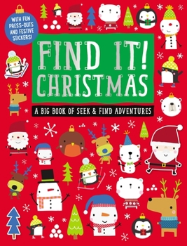 Paperback Find It! Christmas Activity Book