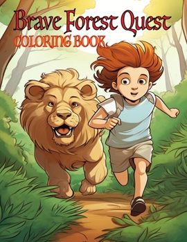 Paperback Brave Forest Quest: coloring book