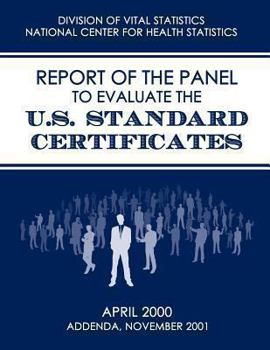 Report of the Panel to Evaluate the U.S. Standard Certificates