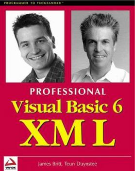Paperback Professional Visual Basic 6 X ML Book