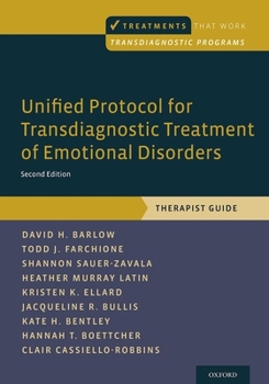Paperback Unified Protocol for Transdiagnostic Treatment of Emotional Disorders: Therapist Guide Book