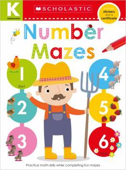Paperback Kindergarten Skills Workbook: Math Mazes (Scholastic Early Learners) Book