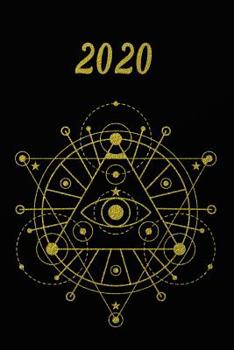 2020: Agenda - Planificateur Hebdomadaire et Mensuel - Agenda semainier 2020 - Calendrier des semaines 2020 - 20 pages Adresses - 12 pages relev� de temps - Mandala Or Noir Design