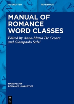 Hardcover Manual of Romance Word Classes Book