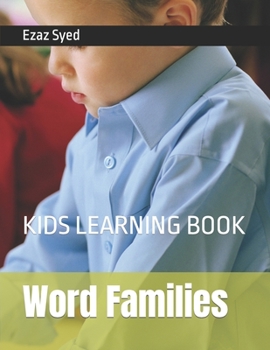 Paperback Word Families: Kids Learning Book