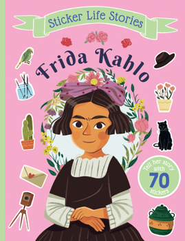 Paperback Sticker Life Stories Frida Kahlo Book