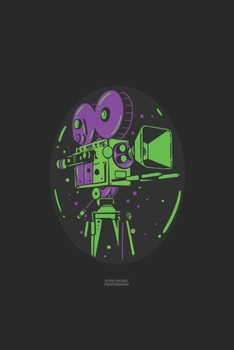 Retro Theater Vintage Kamera: FOTOGRAFEN UND KAMMERMANN NOTIZBUCH 6x9 (A5) 120 Seiten liniert! für Filmer & Kameramänner Fotografie,Theater, Liebhaber ... | Wochenplaner | Organiser | (German Edition)