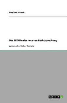 Paperback Das EFZG in der neueren Rechtsprechung [German] Book